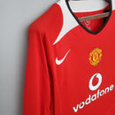 Camisa Manga Longa Manchester United 04/06 Nike - Vermelho